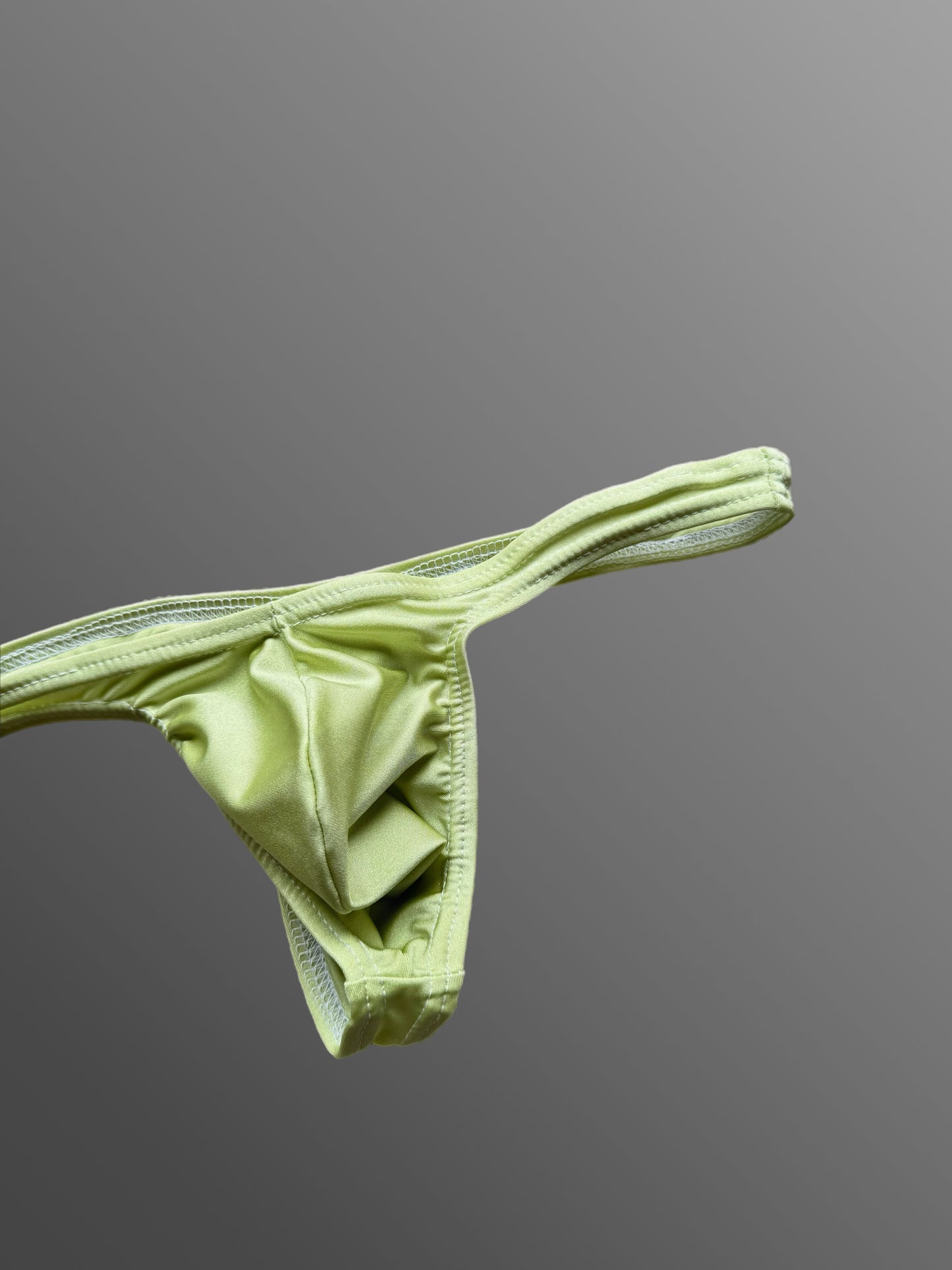 Lime Glow Shine Thong