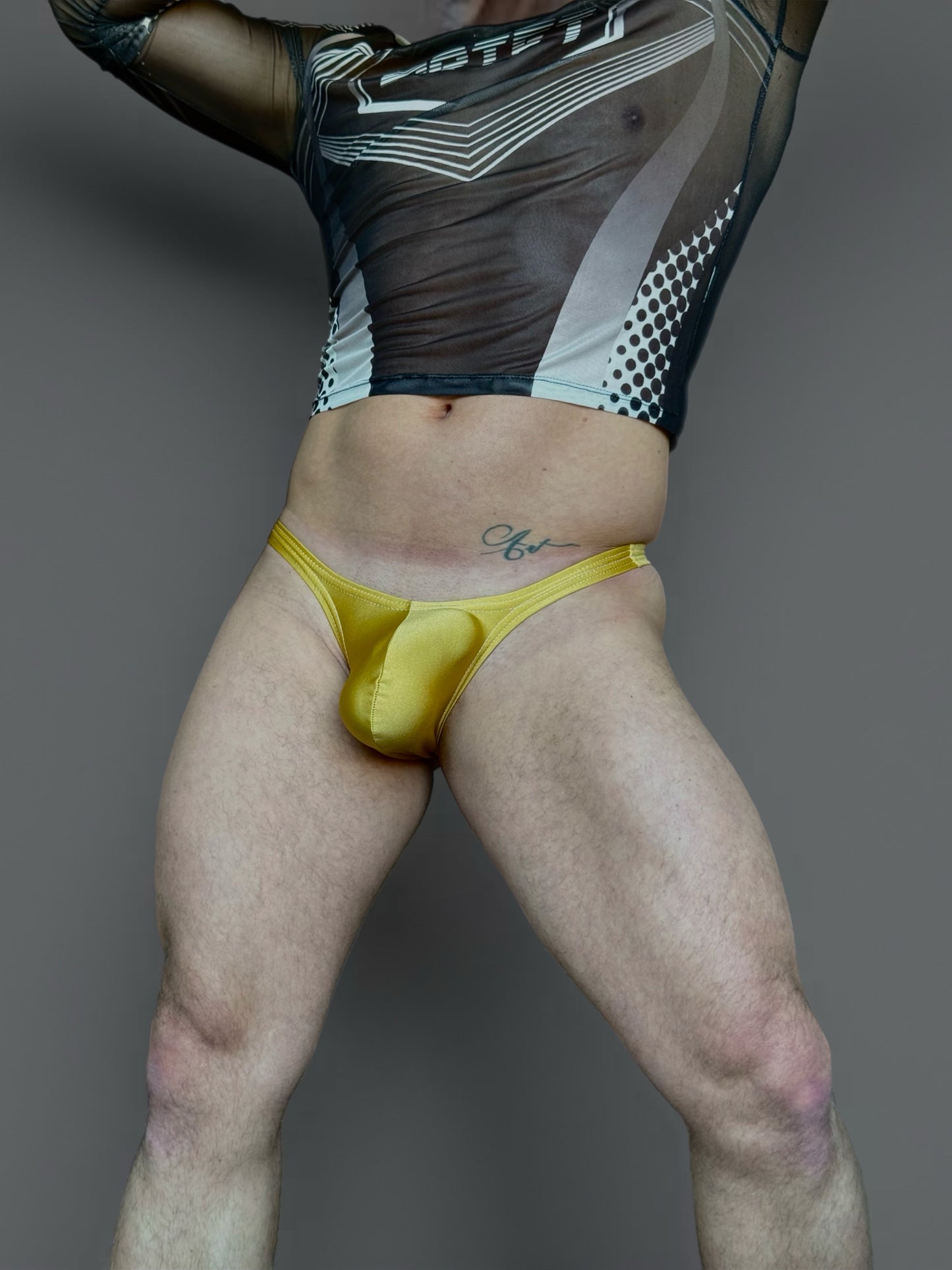 Gold Shine Men’s Thong