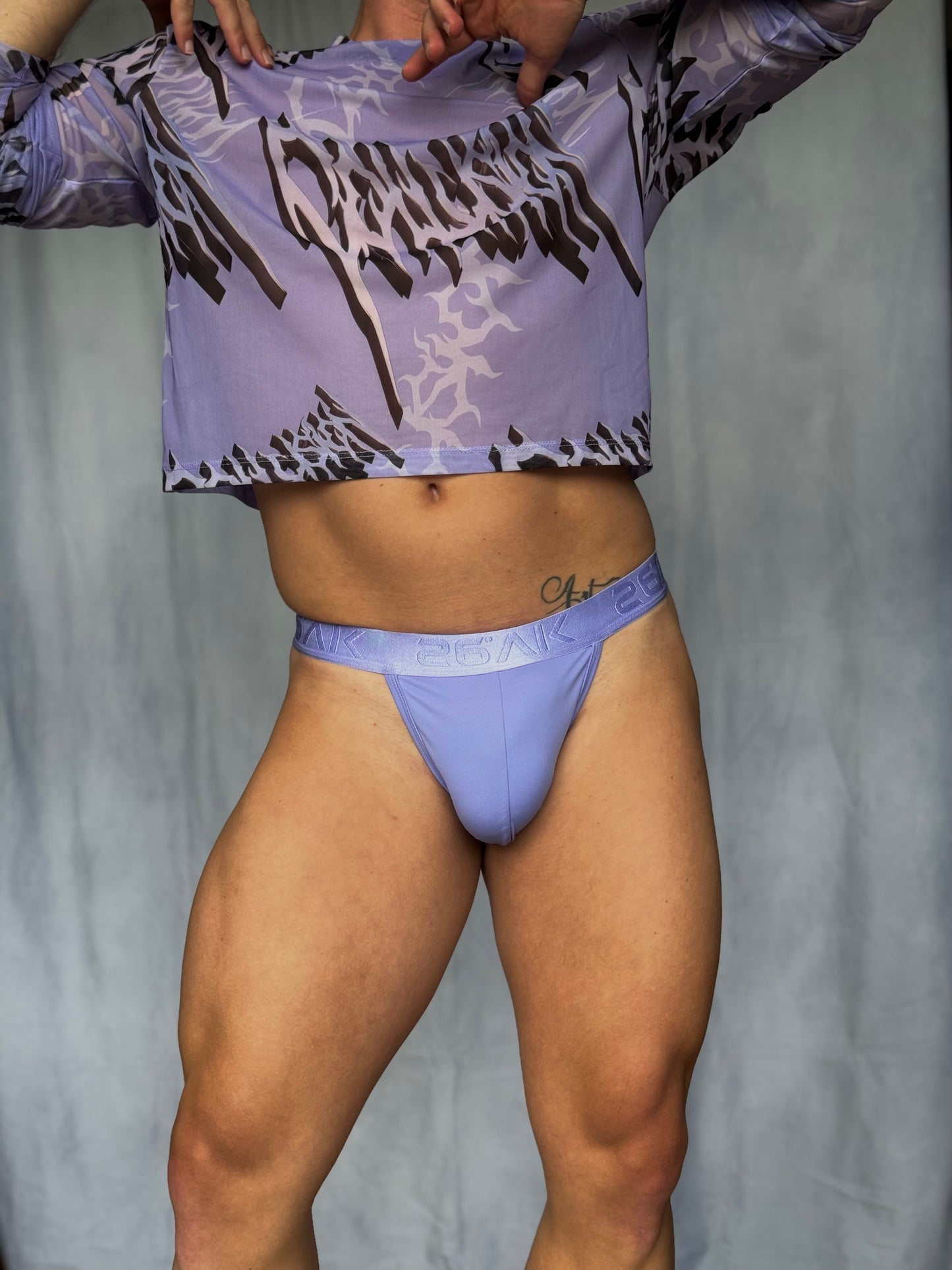 Lilac Pulse Men’s Thong
